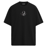 Headphones & Melody Oversize Unisex T-Shirt – Bisiklet Yaka