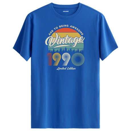 1990 Nostalgia Vintage T-Shirt - Retro Style & Timeless Comfort