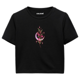 Moon & Flowers Women’s Crop T-Shirt