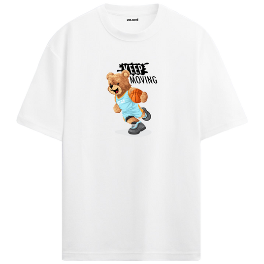 Basketball Bear Oversized T-Shirt