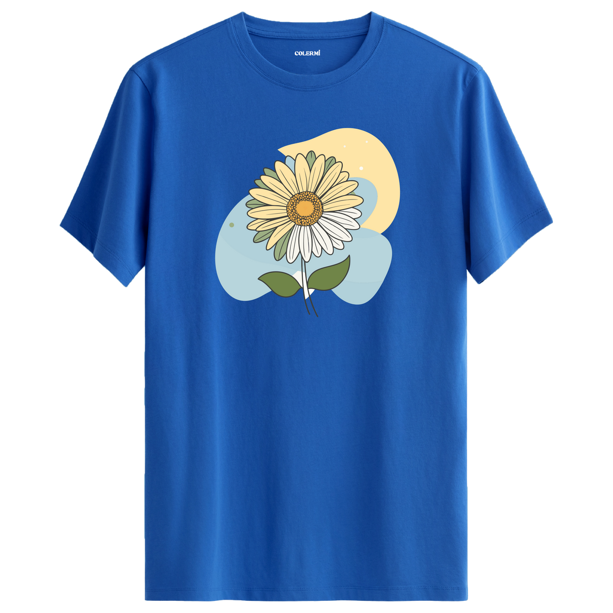 Artistic Daisy Print T-Shirt - Floral Tee