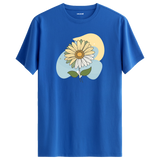 Artistic Daisy Print T-Shirt - Floral Tee