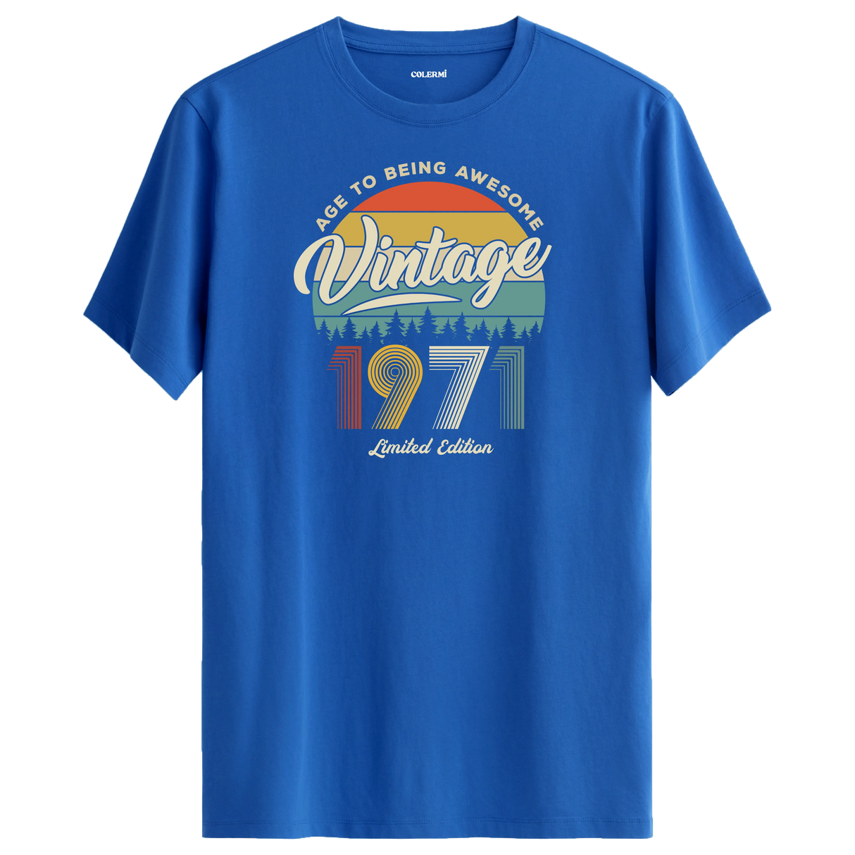 1971 Nostalgia Vintage T-Shirt - Retro Design & Iconic 70s Style