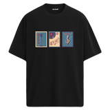 Retro Hitler Bisiklet Yaka Oversize Unisex T-Shirt
