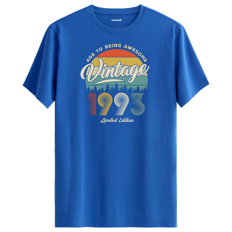 1993 Nostalgia Vintage T-Shirt - Retro Colors & Classic Design