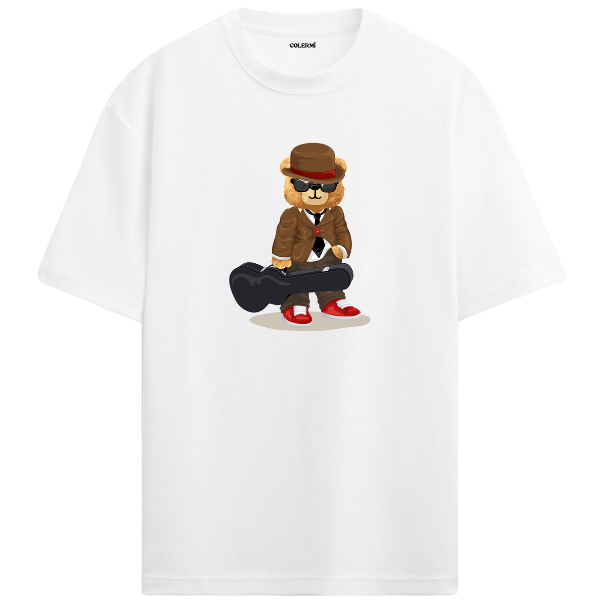Musician Bear Oversized T-Shirt