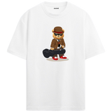 Musician Bear Oversized T-Shirt
