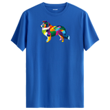 Elegant Collie Tee – Colorful Dog Art Shirt