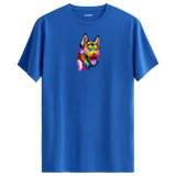Colorful Husky Printed Unisex Tee