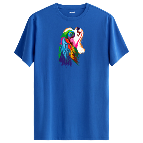 Colorful Cavalier Spaniel Tee – Vibrant Artistic Tee for Dog Lovers