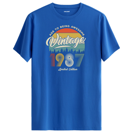 1987 Nostalgia Vintage T-Shirt - Retro Style & Timeless Fashion