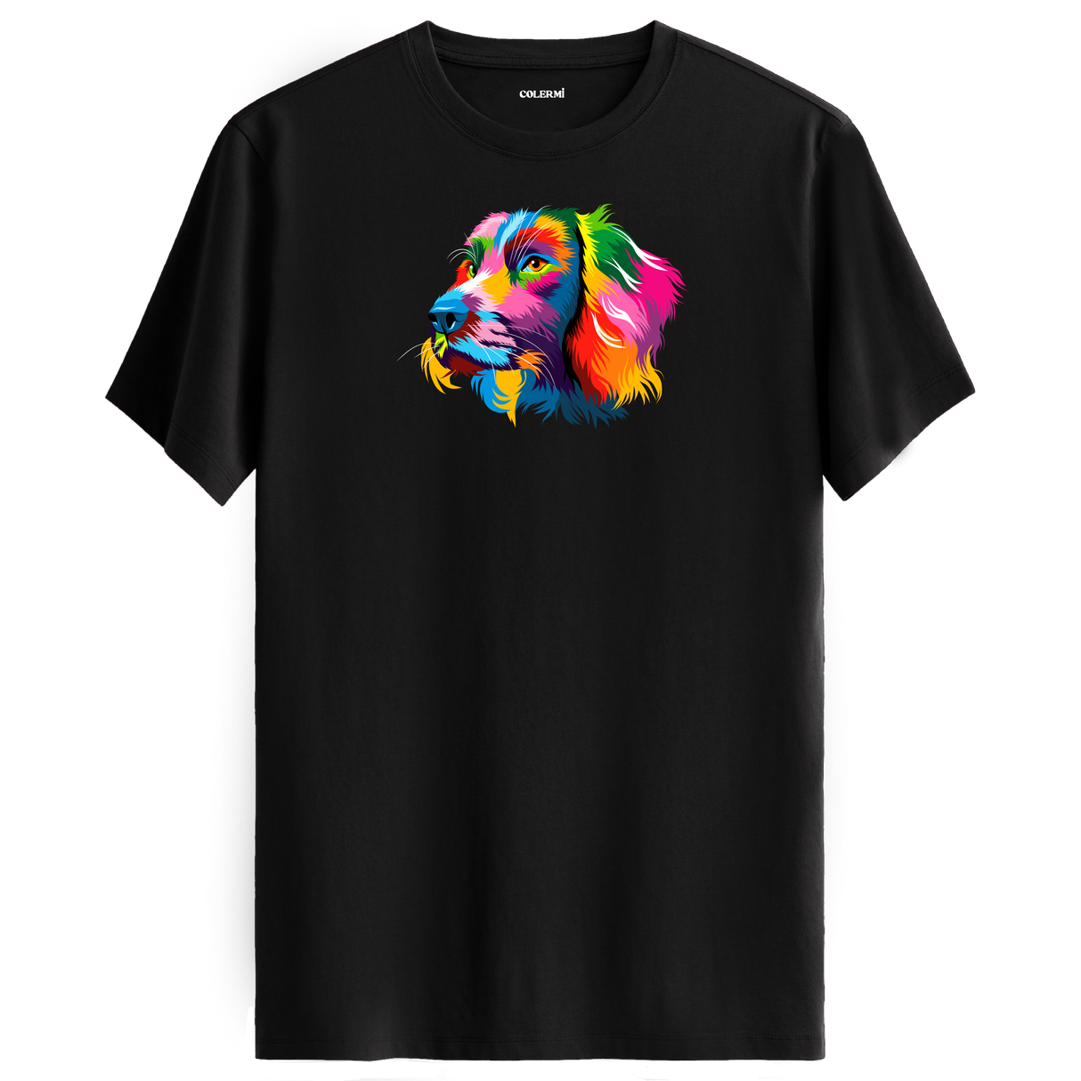 Colorful Cocker Spaniel Tee – Artistic Dog Lover Tee