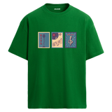 Retro Hitler Bisiklet Yaka Oversize Unisex T-Shirt