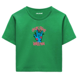 Chasing Dreams Kadın Crop T-Shirt