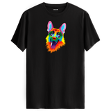 Colorful German Shepherd Printed Unisex Tee