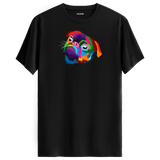 Sad Pug Tee – Vibrant Pop Art Dog Shirt