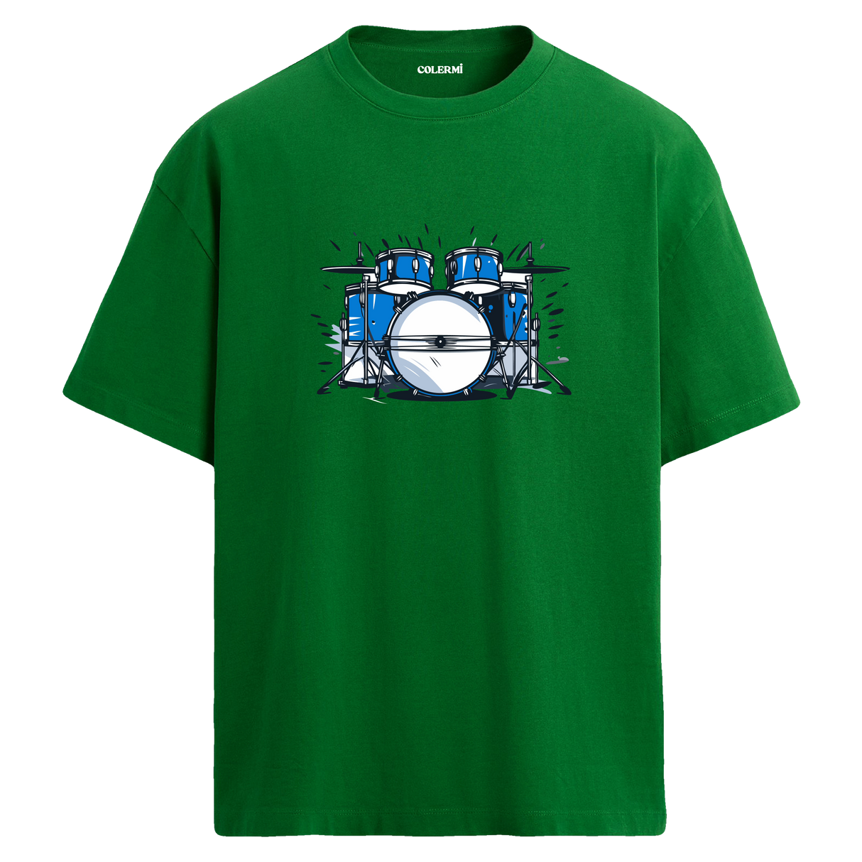 Blue Beat Oversize Unisex T-Shirt – Bisiklet Yaka