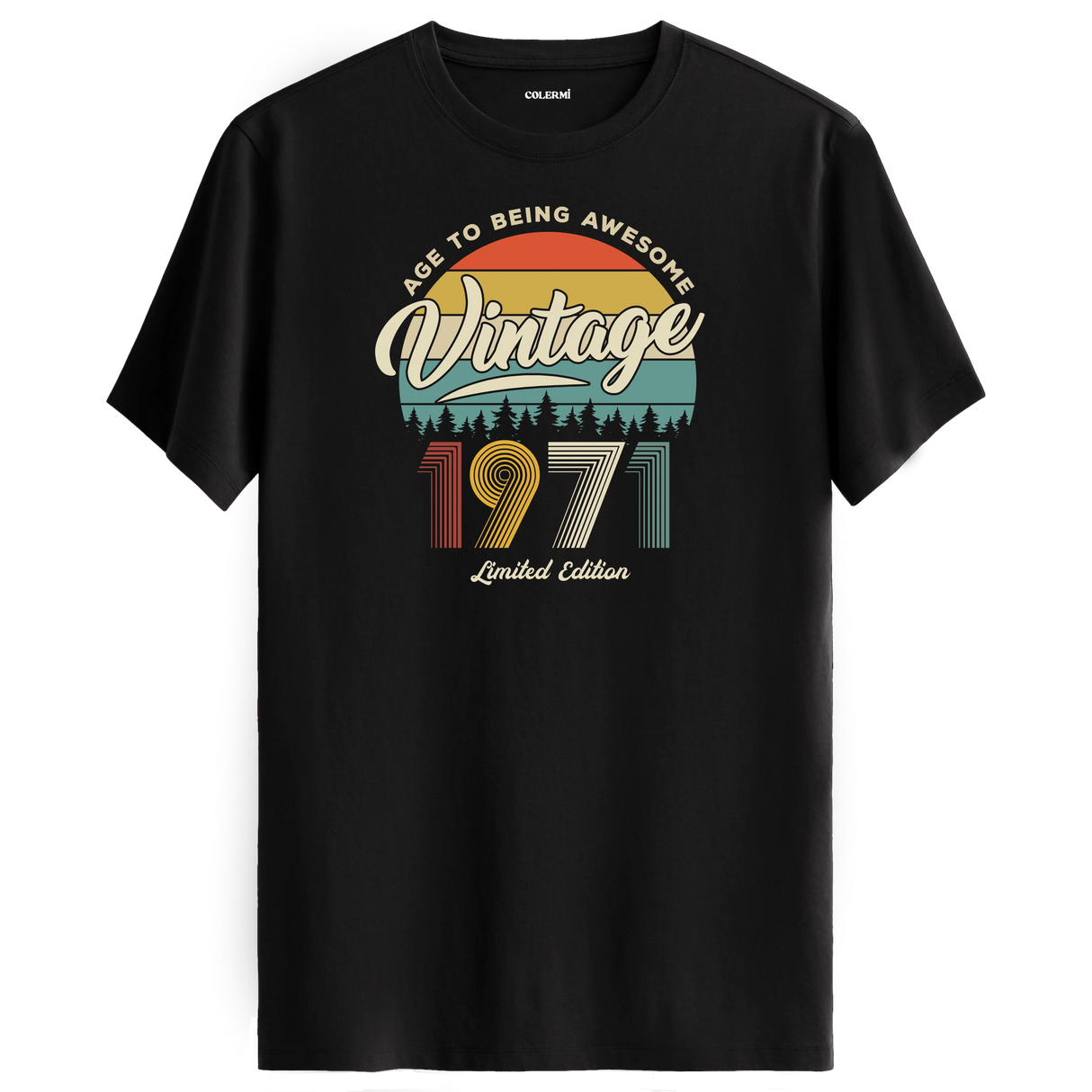 1971 Nostalgia Vintage T-Shirt - Retro Design & Iconic 70s Style