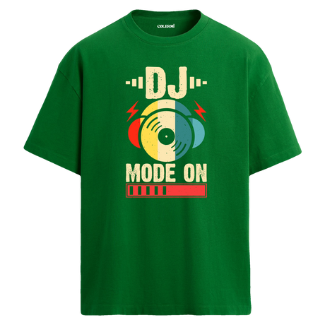DJ Mode On Oversize Unisex T-Shirt – Bisiklet Yaka
