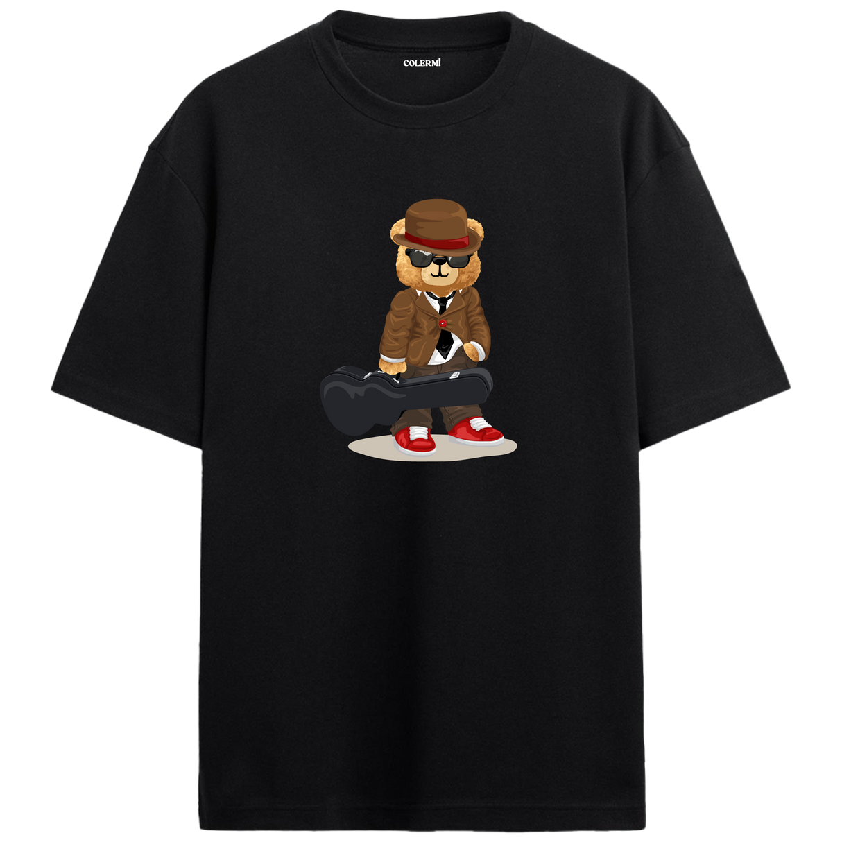 Musician Bear Oversized T-Shirt