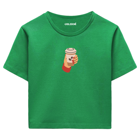 Coffee Lover Women’s Crop T-Shirt