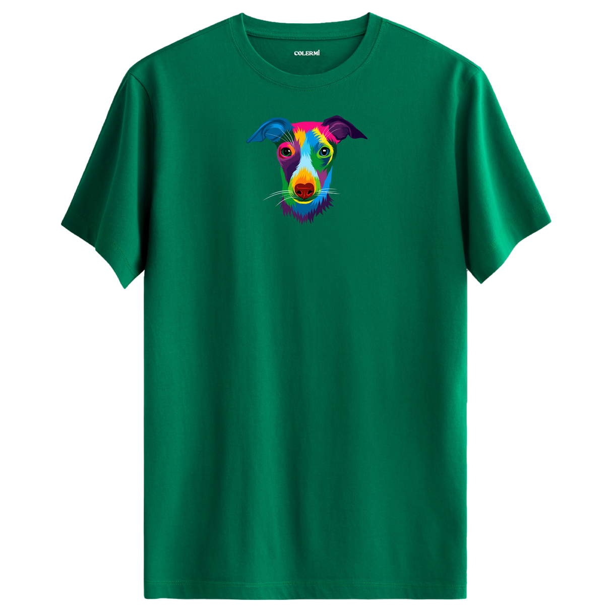 Colorful Italian Greyhound Printed Unisex Tee