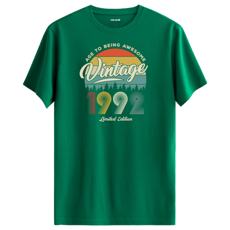 1992 Nostalgia Vintage T-Shirt - Retro Style & Timeless Design