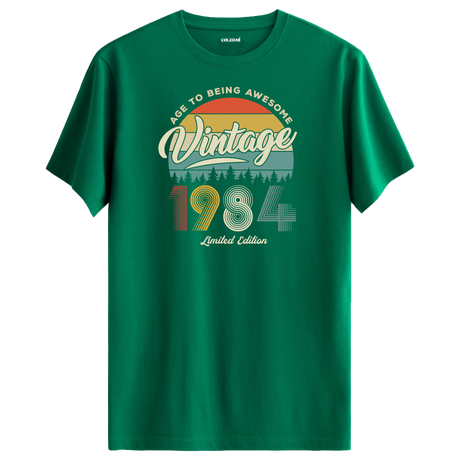 1984 Nostalgia Vintage T-Shirt - Retro 80s Vibe & Timeless Comfort