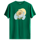 Artistic Daisy Print T-Shirt - Floral Tee