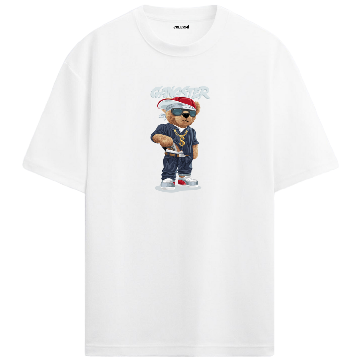 Gangster Bear Oversized T-Shirt