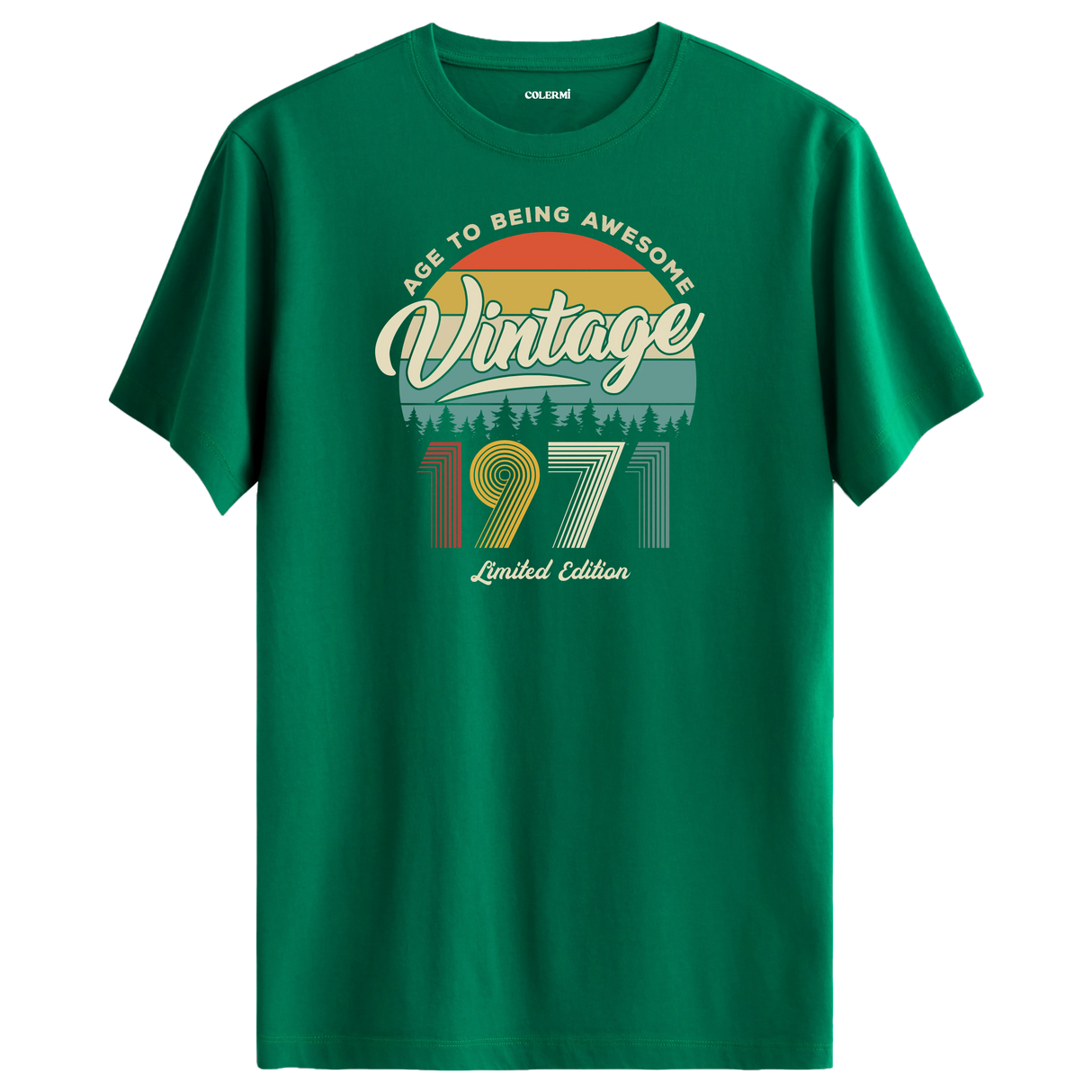 1971 Nostalgia Vintage T-Shirt - Retro Design & Iconic 70s Style