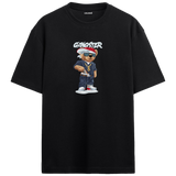 Gangster Bear Oversized T-Shirt