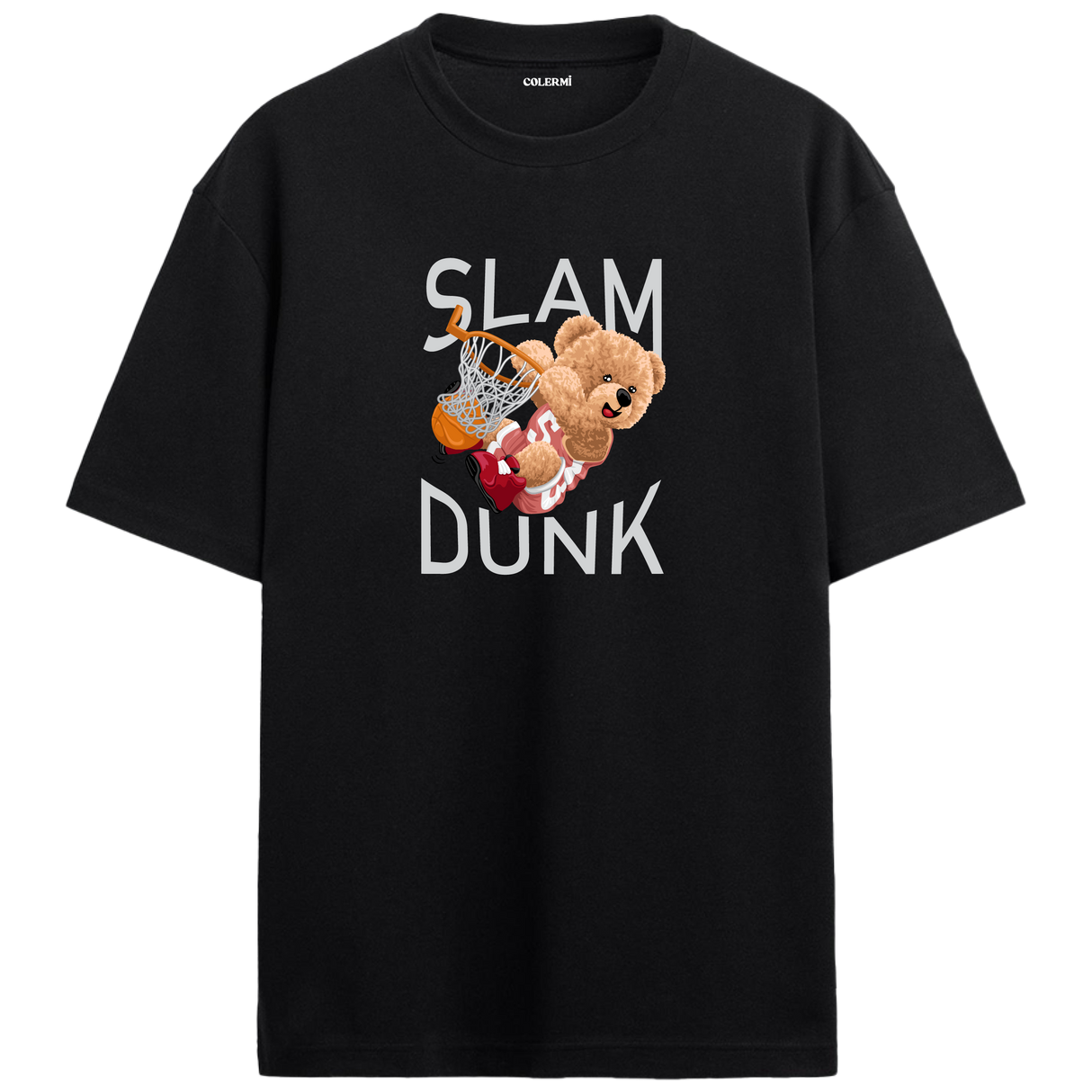 Basketball Bear Oversized T-Shirt