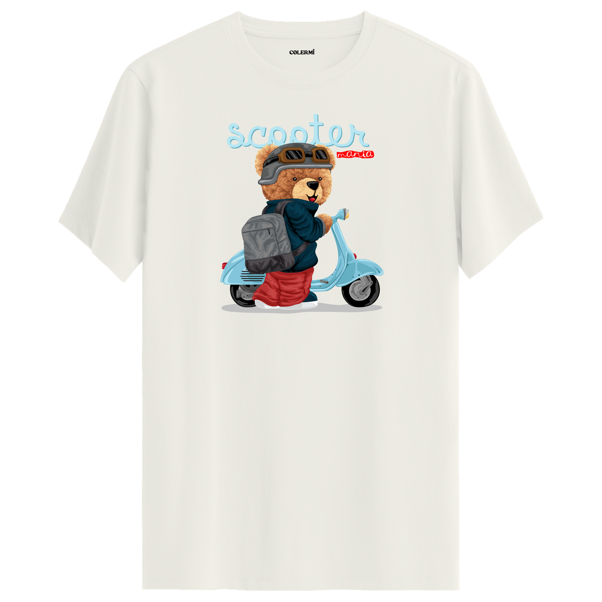 Scooter Mania T-Shirt – Fun Bear Design for Adventure Lovers