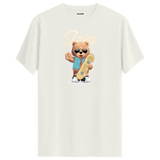 Skater Bear Graphic T-Shirt - Energetic Design, Urban Vibes