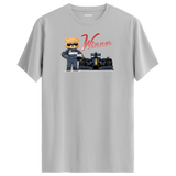 Winner Bear T-Shirt – Racing Champion Design for Adrenaline Seekers
