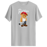 Rapper Bear T-Shirt – Hip-Hop Culture Design with Boombox and Street Style