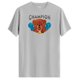 Champion Bear Graphic T-Shirt - Winning Spirit, Strength and Determination