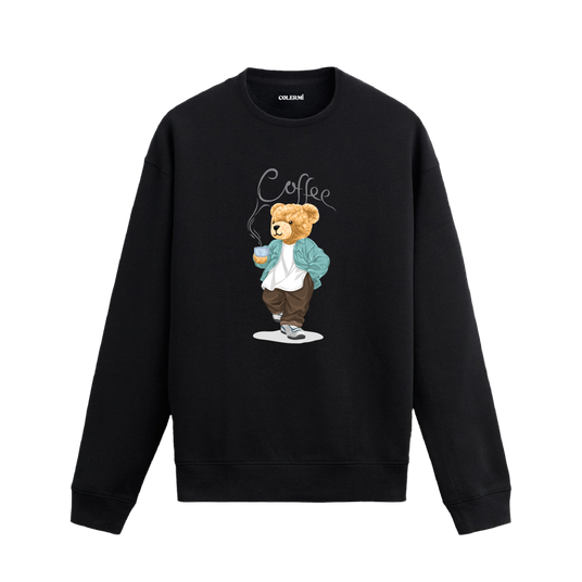 Coffee Lover Bear Sweatshirt