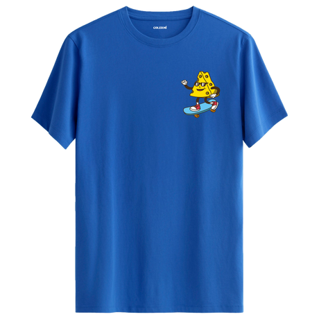 Skateboard Cheese Crew Neck T-Shirt
