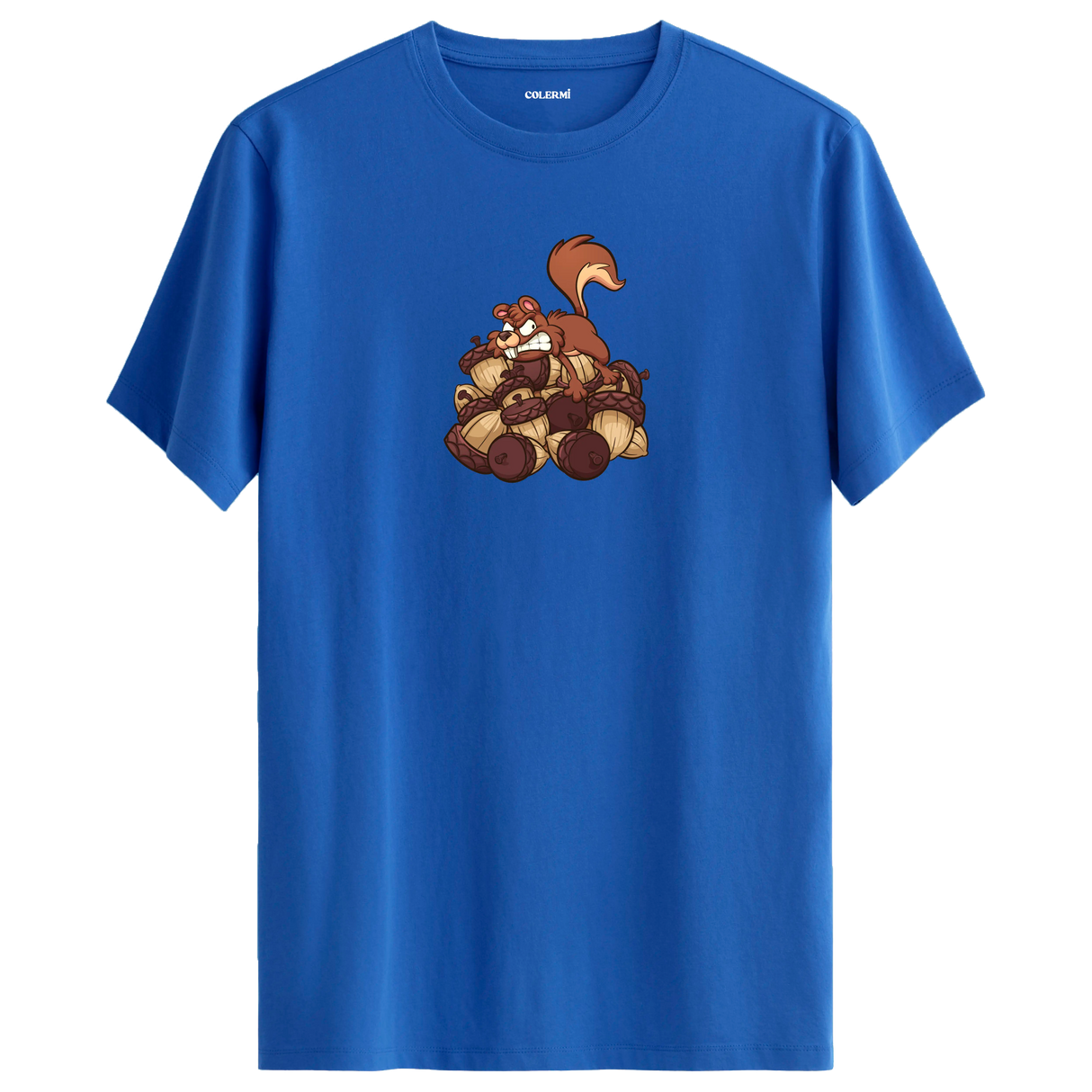 Nut Hoarder Squirrel Crew Neck T-Shirt