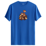 Nut Hoarder Squirrel Crew Neck T-Shirt