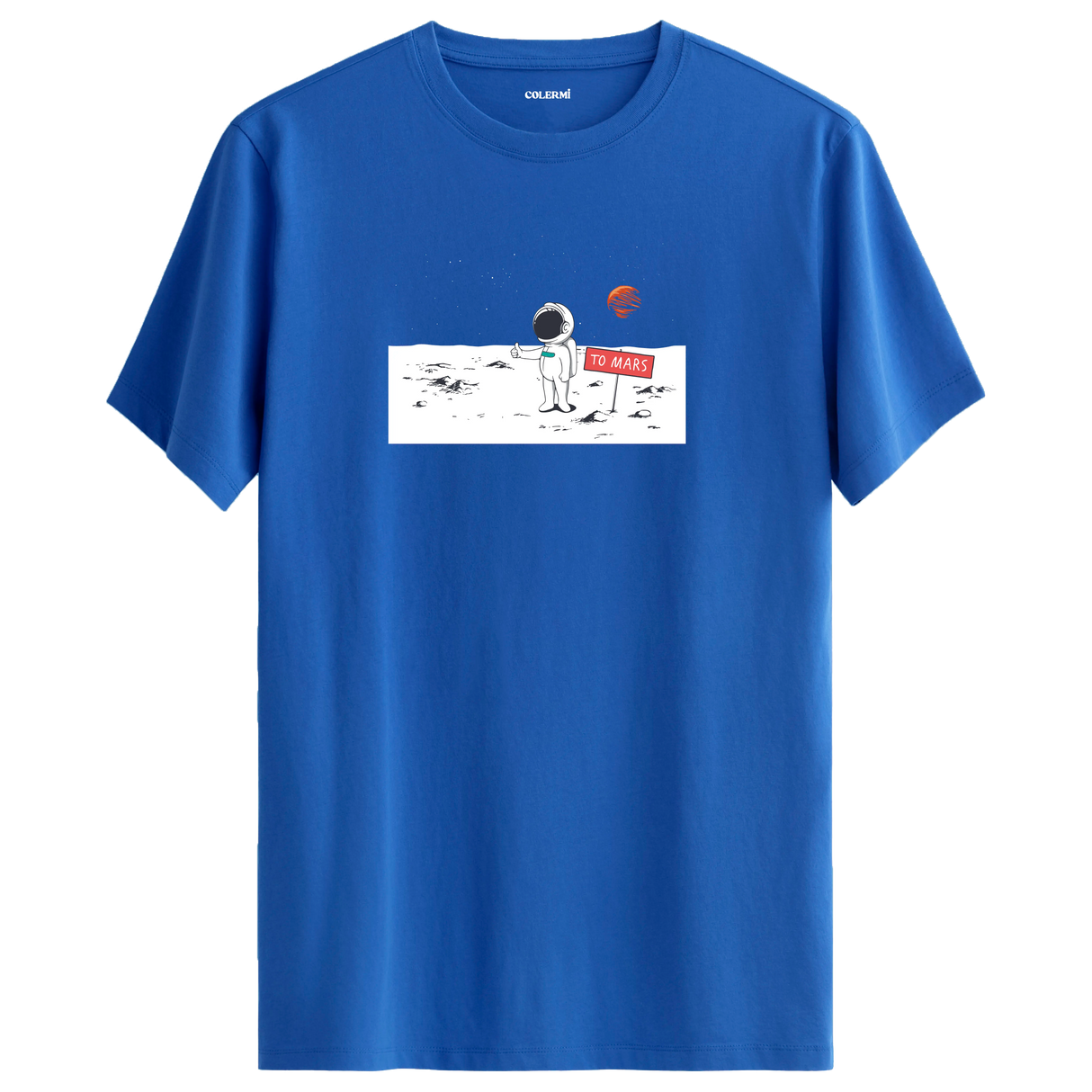 Journey to Mars - Space-Themed Crew Neck T-Shirt