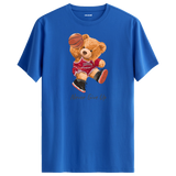 Basketball Bear "Never Give Up" T-Shirt - Inspiring Design, Sports Enthusiast