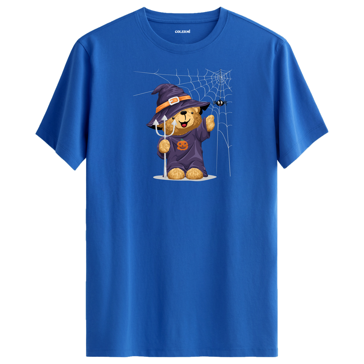 Witch Bear Graphic T-Shirt - Cute Halloween Design, Spooky Fun