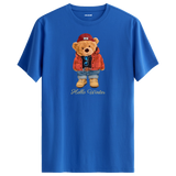 Hello Winter Bear T-Shirt – Cozy Winter Style with Cute Bear in Red Coat