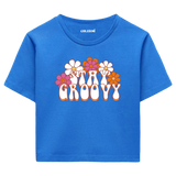 Colermi Retro Stay Groovy Crop Top Tişört