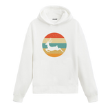 Retro Deer Silhouette Graphic Hoodie – Nature’s Elegance, Vintage Style