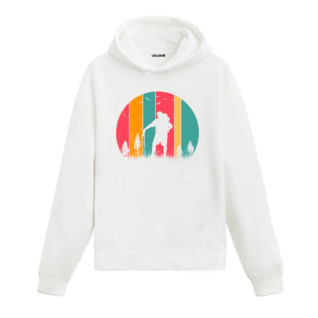 Retro Explorer Graphic Hoodie – Nature, Adventure, and Bold Discovery