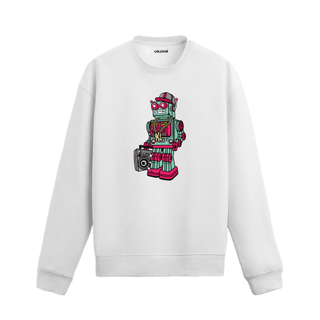 Retro Robotic DJ Sweatshirt